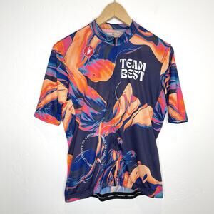 Castelli Super Lightweight Cycling Jersey Womens Large Full Zip Team Best
